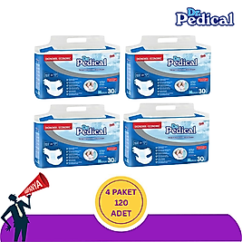 Dr. Pedical Belbantlı Hasta Bezi M-Medium Beden 120 Adet