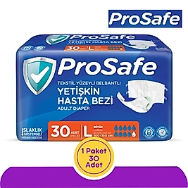 Prosafe Belbantlı Yetişkin Hasta Bezi Large (L) 30 Adet