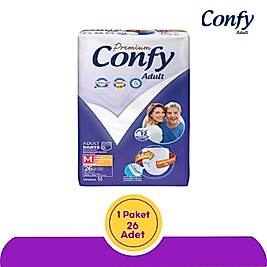 Confy Emici Külot Hasta Bezi Orta(M) 26 Adet