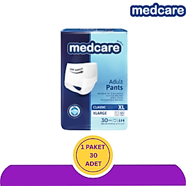 Medcare Emici Külot Yetişkin Hasta Bezi XLarge (XL) 30 Adet