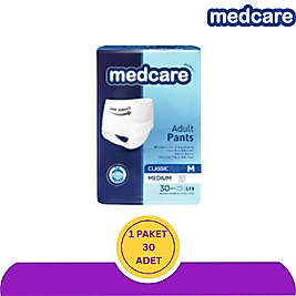 Medcare Emici Külot Yetişkin Hasta Bezi Medium (M) 30 Adet