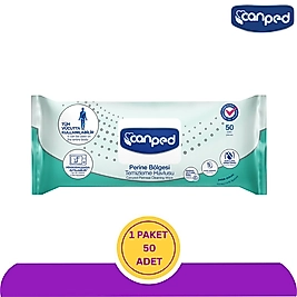 Canped Perine Bölgesi Temizlik Havlusu 50'li