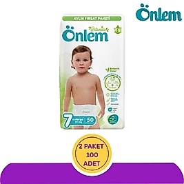 Önlem Botanika No:7 XXLarge Bebek Bezi 50'li (100 Adet)