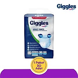 Giggles Emici Külot Hasta Bezi Extra Büyük (XL) 30 Adet