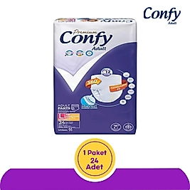 Confy Emici Külot Hasta Bezi Büyük(L) 24 Adet