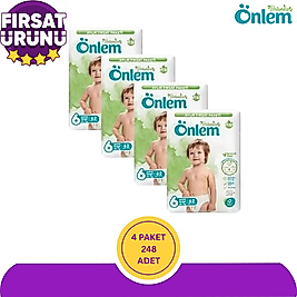 Önlem Botanika No:6 XLarge 248 Adet Bebek Bezi