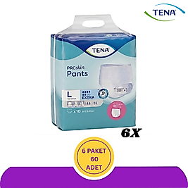 Tena Proskin Pants Extra 6 Damla Large 60 Adet Emici Külot Hasta Bezi