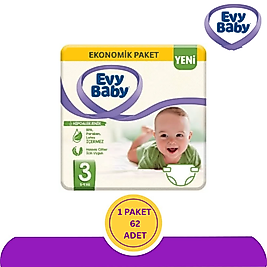 Evy Baby No:3 Midi Bebek Bezi 62'li