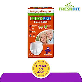 Freshlife Emici Külot Hasta Bezi Extra Büyük (XL) 30 Adet