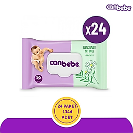 Canbebe Islak Havlu 56 Lı x 24 Adet
