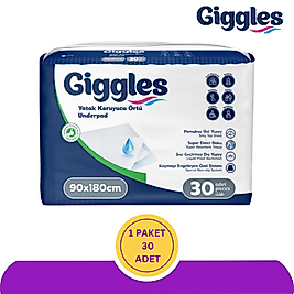 Giggles Yatak Koruyucu Örtü (90x180 cm) 30'lu