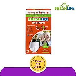 Freshlife Emici Külot Hasta Bezi Orta (M) 30 Adet