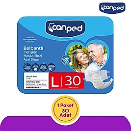 Canped Belbantlı Hasta Bezi Large (L) 30 Adet