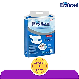 Dr. Pedical Belbantlı Yetişkin Hasta Bezi Orta (M) 8 Adet