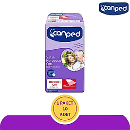 Canped Yatak Koruyucu Örtü (80x180 cm) 10'lu