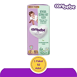 Canbebe No:7 XXLarge Bebek Bezi 52 Adet