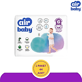 Air Baby Bebek Bezi Jumbo 6 Numara X Large 44'lü