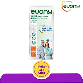 Evony Emici Külot Hasta Bezi Büyük Boy(L) 30'lu 30 Adet