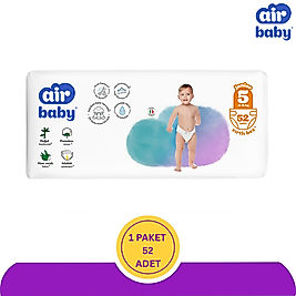 Air Baby Bebek Bezi Jumbo 5 Numara Junior 52'li