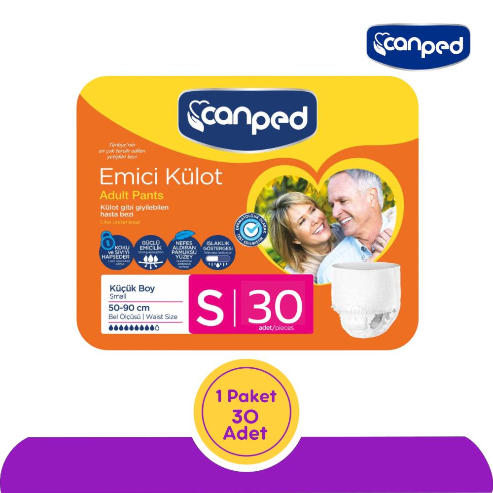 Canped Emici Külot Small (S) 30 Adet