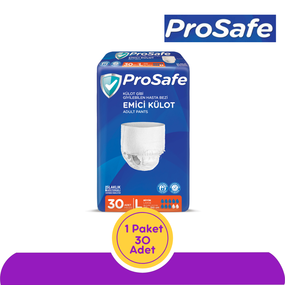 Prosafe Emici Külot Large (L) 30 Adet