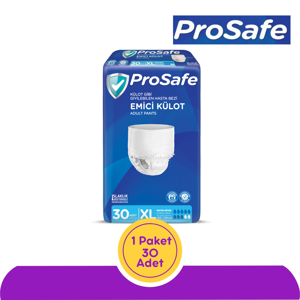 Prosafe Emici Külot Extra Large (XL) 30 Adet