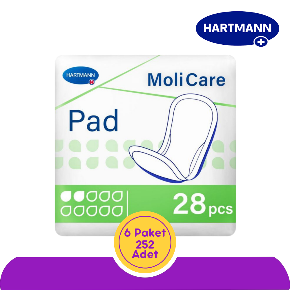 Hartmann MoliCare Pad Mesane Pedi 2 Damla (Small) 28'li 6 paket