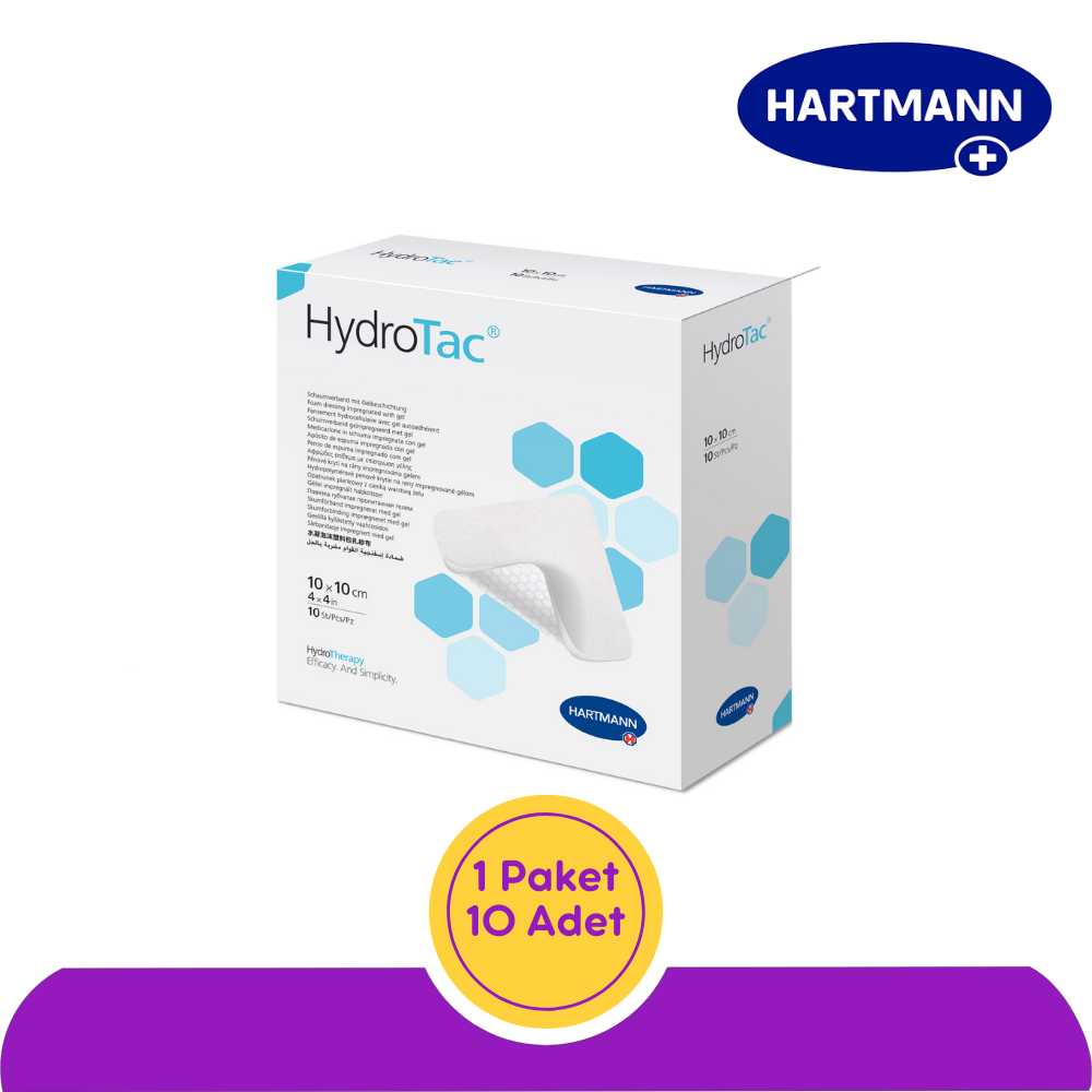 Hartmann HydroTac Hidroaktif Köpük Yara Örtüsü (10x10cm)