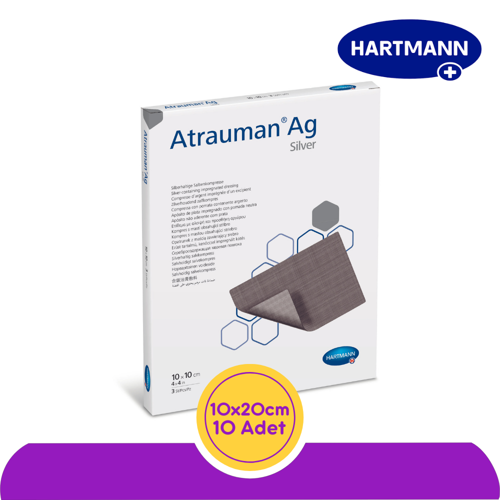 Hartmann Atrauman Ag Antibakteriyel ve Gümüş Yara Temas Tabakası (10x20cm)