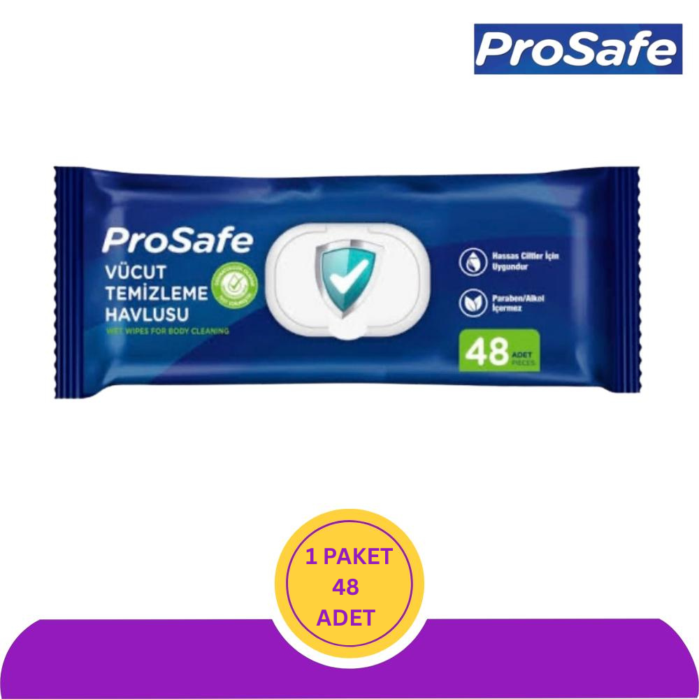 Prosafe Vücut Temizleme Havlusu 48'li