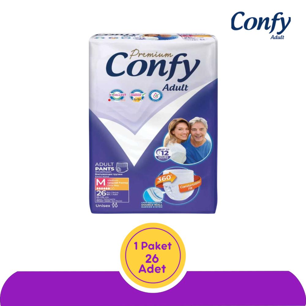 Confy Emici Külot Hasta Bezi Orta(M) 26 Adet