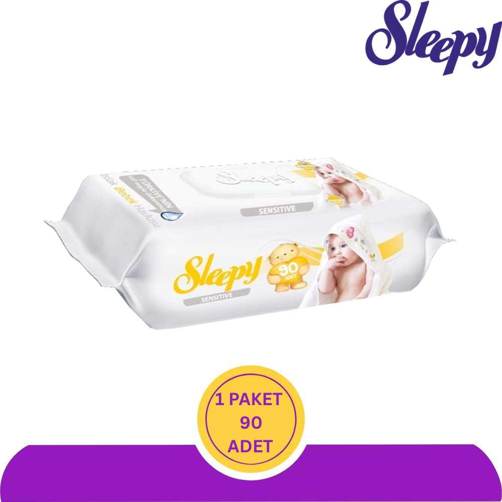 Sleepy Islak Havlu Sensitive 90'lı