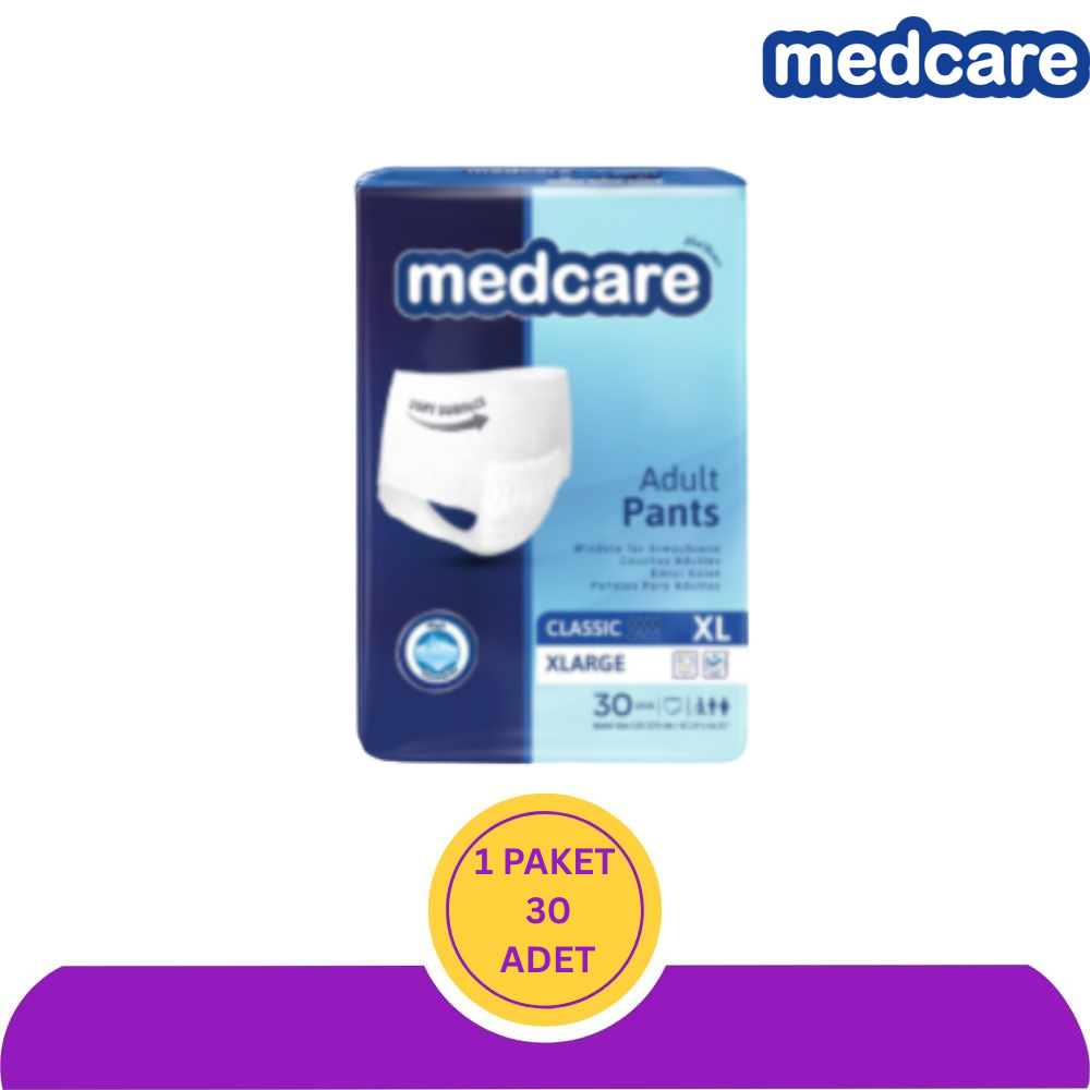 Medcare Emici Külot Yetişkin Hasta Bezi XLarge (XL) 30 Adet
