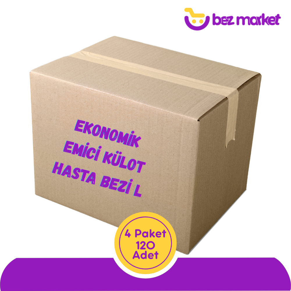 Bez Market Ekonomik Emici Külot Hasta Bezi Büyük (L) 120 Adet
