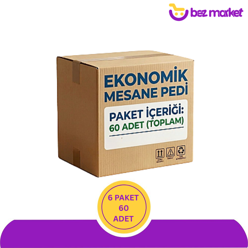 Bez Market Ekonomik Mesane Pedi 10'lu (60 Adet)